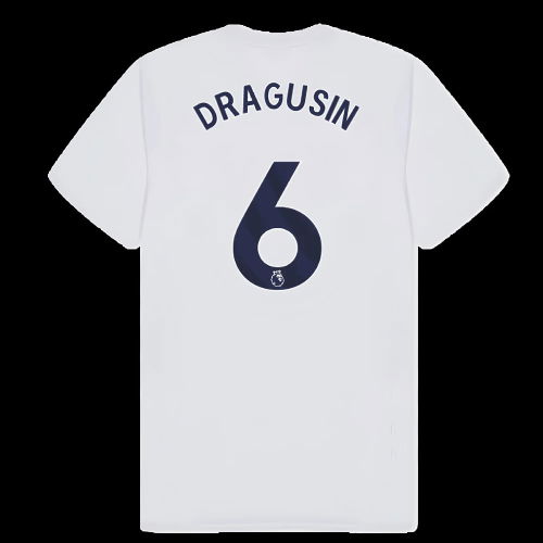 Tottenham Hotspur Poly T-shirt (White) (Dragusin 6)
