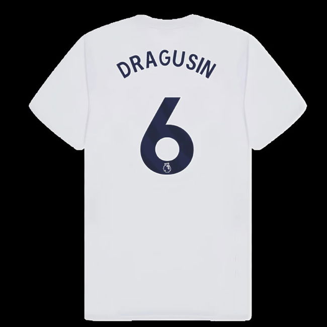 Tottenham Hotspur Poly T-shirt (White) (Dragusin 6)