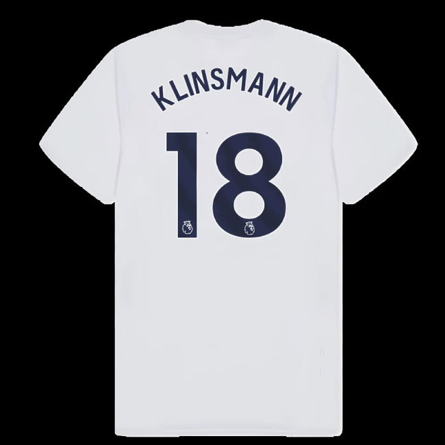 Tottenham Hotspur Poly T-shirt (White) (Klinsmann 18)