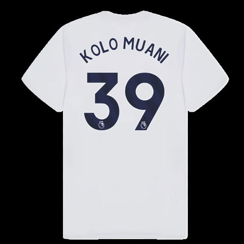 Tottenham Hotspur Poly T-shirt (White) (Kolo Muani 39)