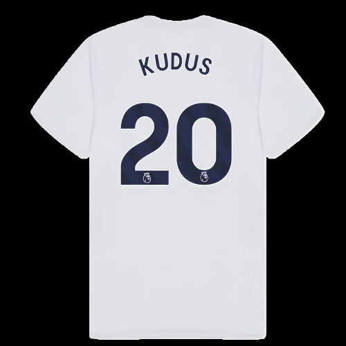 Tottenham Hotspur Poly T-shirt (White) (Kudus 20)