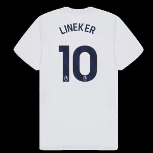 Tottenham Hotspur Poly T-shirt (White) (Lineker 10)