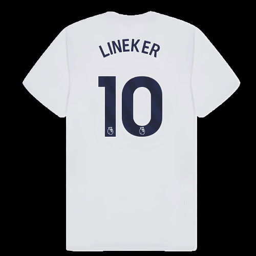 Tottenham Hotspur Poly T-shirt (White) (Lineker 10)