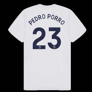 Tottenham Hotspur Poly T-shirt (White) (Pedro Porro 23)