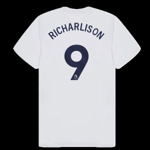 Tottenham Hotspur Poly T-shirt (White) (Richarlison 9)