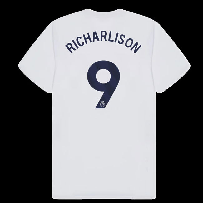 Tottenham Hotspur Poly T-shirt (White) (Richarlison 9)