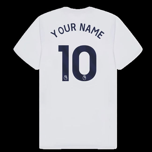 Tottenham Hotspur Poly T-shirt (White) (Your Name)