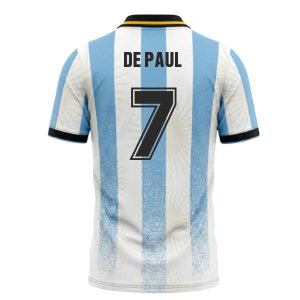 UMBRO Argentina World Cup 26 Football Shirt (De Paul 7)