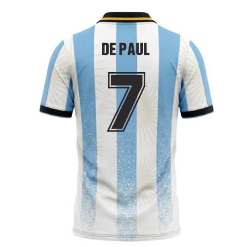 UMBRO Argentina World Cup 26 Football Shirt (De Paul 7)