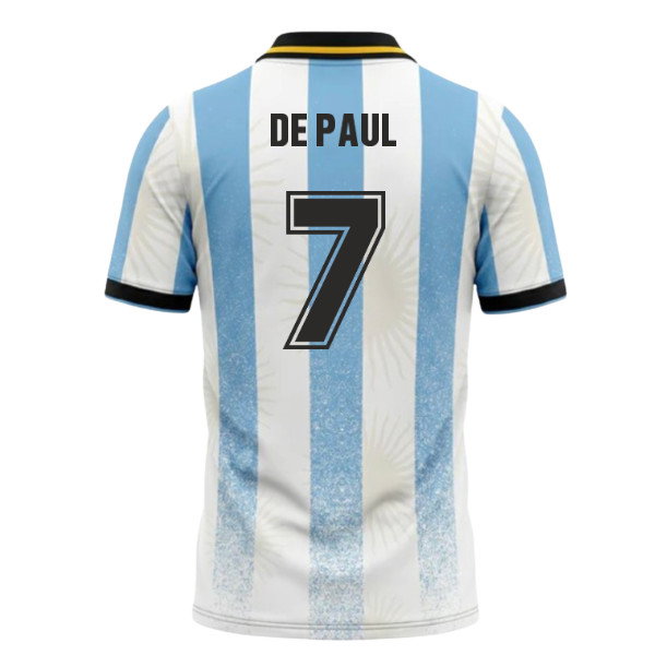 UMBRO Argentina World Cup 26 Football Shirt (De Paul 7)