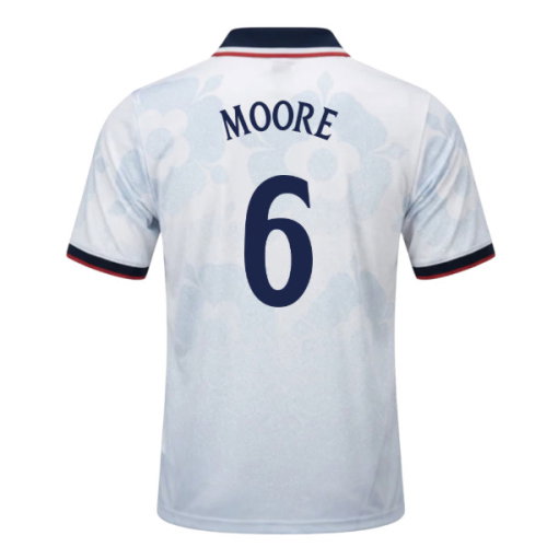UMBRO England World Cup 26 Football Shirt (Moore 6)