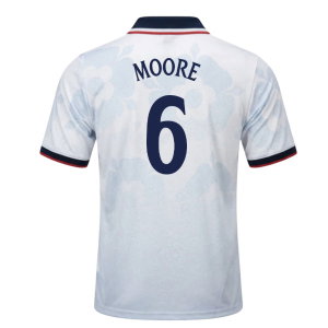 UMBRO England World Cup 26 Football Shirt (Moore 6)