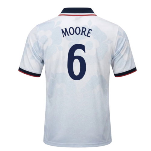 UMBRO England World Cup 26 Football Shirt (Moore 6)