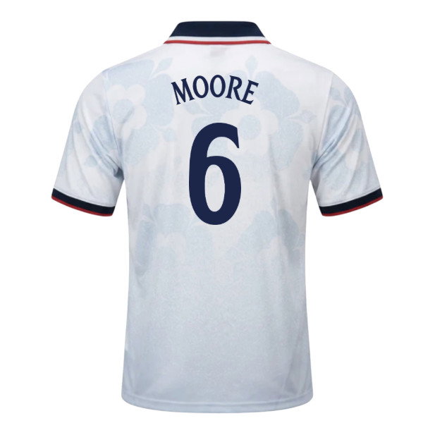 UMBRO England World Cup 26 Football Shirt (Moore 6)