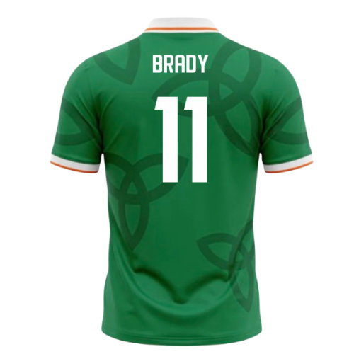 UMBRO Ireland World Cup 26 Football Shirt (Brady 11)