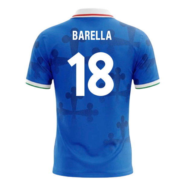 UMBRO Italy World Cup 26 Football Shirt (Barella 18)