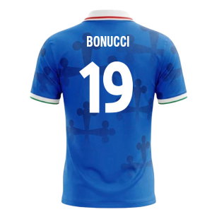 UMBRO Italy World Cup 26 Football Shirt (Bonucci 19)
