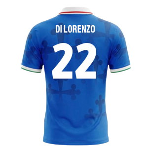 UMBRO Italy World Cup 26 Football Shirt (Di Lorenzo 22)