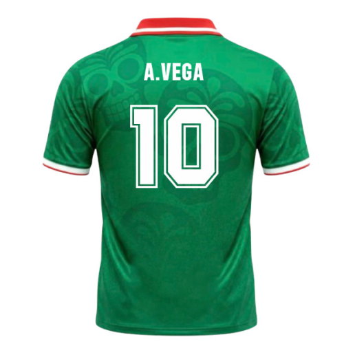 UMBRO Mexico World Cup 26 Football Shirt (A.Vega 10)