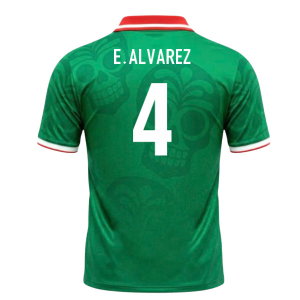 UMBRO Mexico World Cup 26 Football Shirt (E.Alvarez 4)