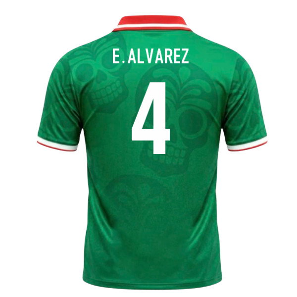 UMBRO Mexico World Cup 26 Football Shirt (E.Alvarez 4)