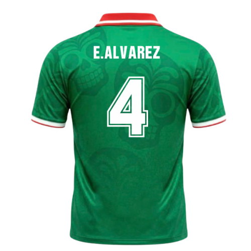 UMBRO Mexico World Cup 26 Football Shirt (E.Alvarez 4)