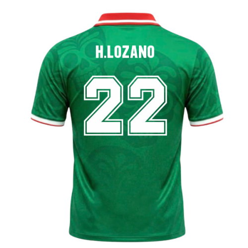 UMBRO Mexico World Cup 26 Football Shirt (H.Lozano 22)