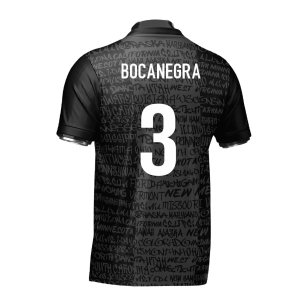 USA Heritage Football Jersey Black (Wolvate) Adult Short Sleeve (Bocanegra 3)
