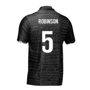 USA Heritage Football Jersey Black (Wolvate) Adult Short Sleeve (Robinson 5)