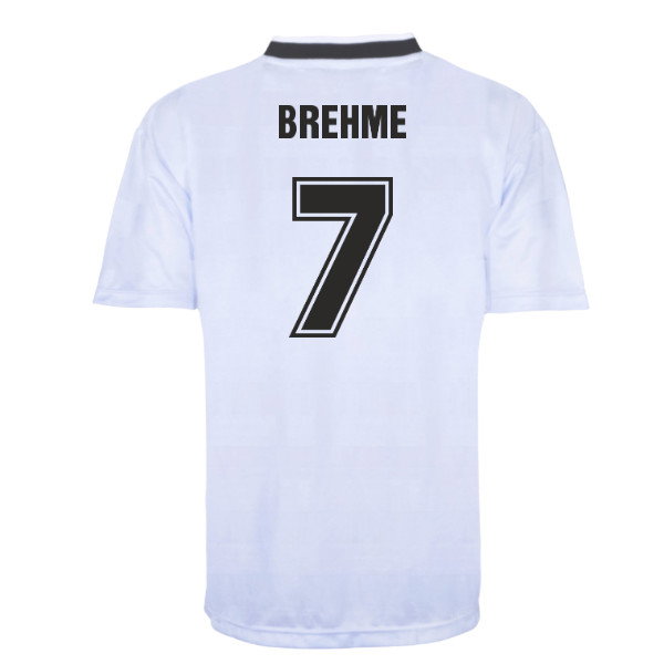 West Germany 1984 Retro Home Shirt (Brehme 7)