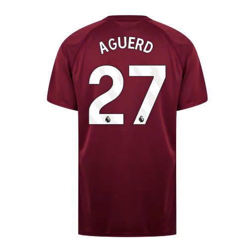West Ham United Poly T-Shirt (Claret/Blue) (Aguerd 27)