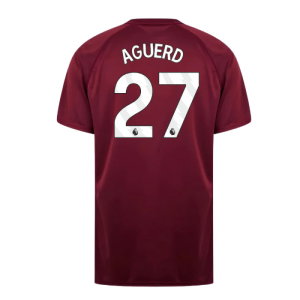 West Ham United Poly T-Shirt (Claret/Blue) (Aguerd 27)