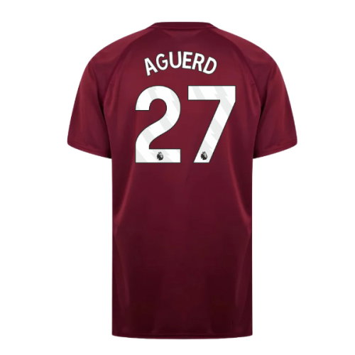 West Ham United Poly T-Shirt (Claret/Blue) (Aguerd 27)
