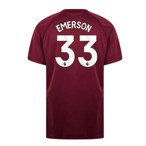 West Ham United Poly T-Shirt (Claret/Blue) (Emerson 33)