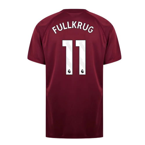 West Ham United Poly T-Shirt (Claret/Blue) (Fullkrug 11)