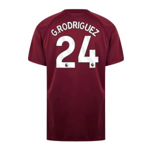West Ham United Poly T-Shirt (Claret/Blue) (G.Rodriguez 24)