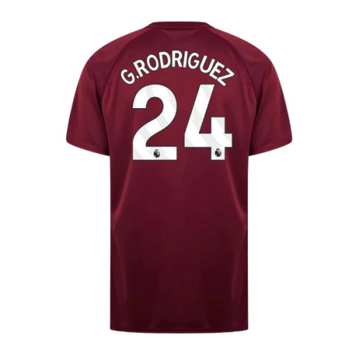 West Ham United Poly T-Shirt (Claret/Blue) (G.Rodriguez 24)