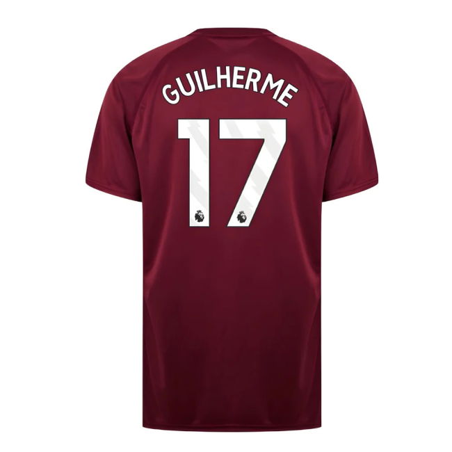 West Ham United Poly T-Shirt (Claret/Blue) (Guilherme 17)