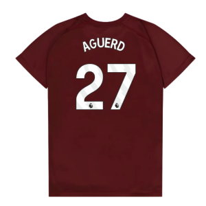 West Ham United Poly T-Shirt (Claret/Blue) - Kids (Aguerd 27)