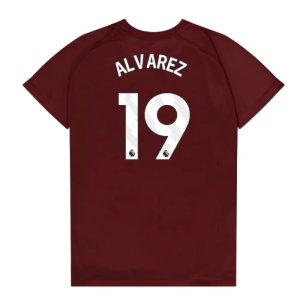 West Ham United Poly T-Shirt (Claret/Blue) - Kids (Alvarez 19)