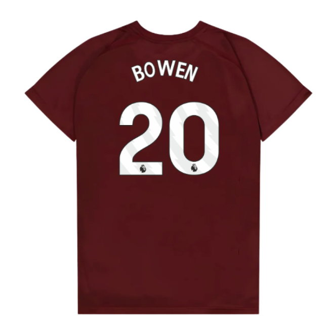 West Ham United Poly T-Shirt (Claret/Blue) - Kids (Bowen 20)