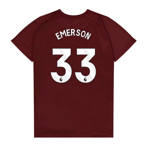 West Ham United Poly T-Shirt (Claret/Blue) - Kids (Emerson 33)