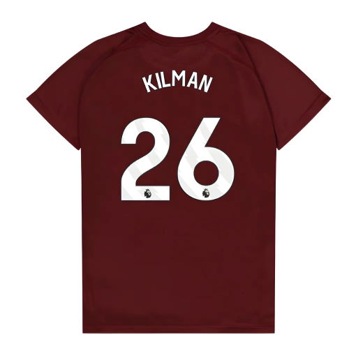 West Ham United Poly T-Shirt (Claret/Blue) - Kids (Kilman 26)