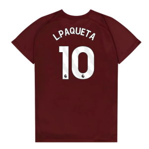 West Ham United Poly T-Shirt (Claret/Blue) - Kids (L.Paqueta 10)