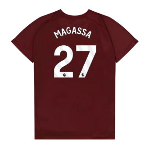 West Ham United Poly T-Shirt (Claret/Blue) - Kids (Magassa 27)