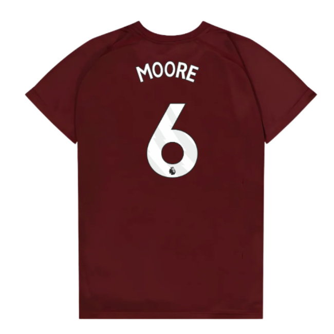 West Ham United Poly T-Shirt (Claret/Blue) - Kids (Moore 6)