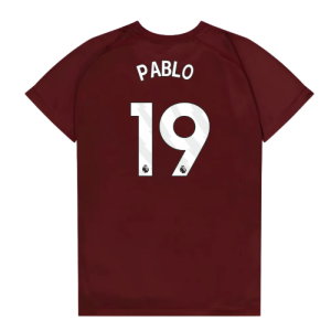 West Ham United Poly T-Shirt (Claret/Blue) - Kids (Pablo 19)