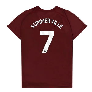 West Ham United Poly T-Shirt (Claret/Blue) - Kids (Summerville 7)