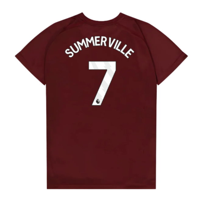 West Ham United Poly T-Shirt (Claret/Blue) - Kids (Summerville 7)