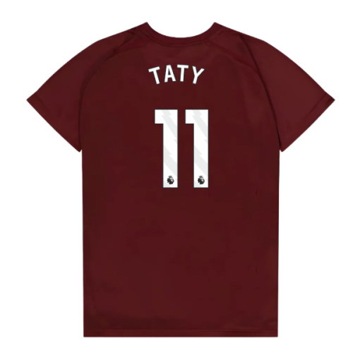 West Ham United Poly T-Shirt (Claret/Blue) - Kids (Taty 11)